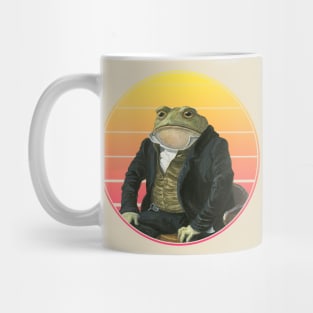 Vaporwave Colonel Toad Mug